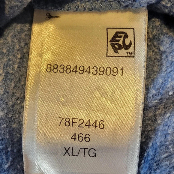 VTG Tommy Hilfiger pullover hooded sweatshirt, red whit blue mens size XLG - Picture 9 of 11